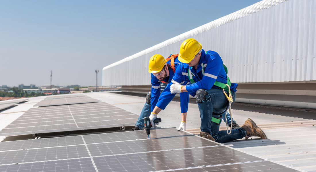 instalação painéis solares empresas